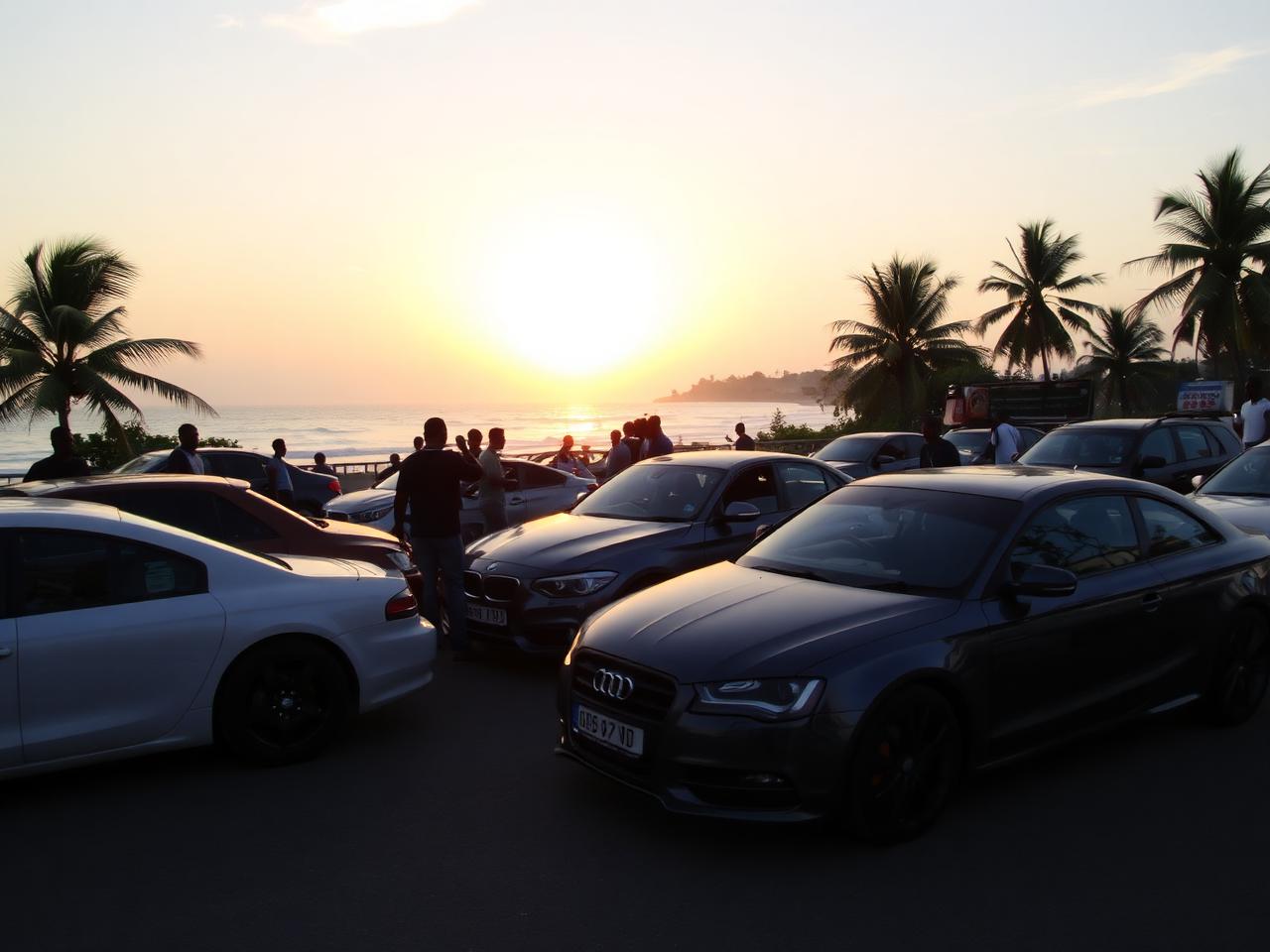 Gearhaus convoy on a coastal road